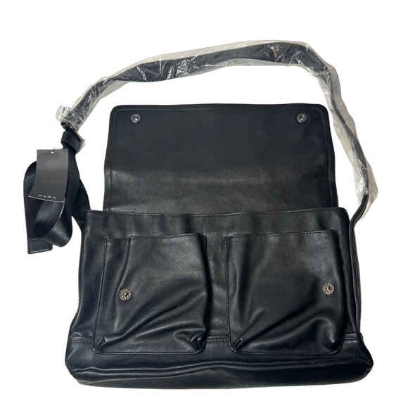 ZARA Men’s Black Messenger Bag – Modern & Functional - Picture 3 of 6